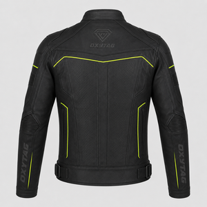 New Design Custom Unisex Breathable Waterproof Windproof Sportswear Motorbike Riding <b>Jackets</b> Made Genuine Leather Highest - Product Image 6