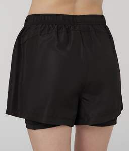 Shorts Deportivos de Cintura Alta en Spandex/Nylon + Bra Deportivo de Secado Rápido para Mujer, Shorts de Yoga para Correr al Aire Libre, Fitness, Gimnasio, Entrenamiento - Product Image 2