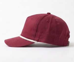 Gorra de Cuerda para Exteriores con Bordado 3D, Ajustable, Unisex, 100% Algodón, Ligera, para Uso Diario y Viajes, Cómoda para Todas las Estaciones - Product Image 3