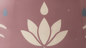 Cute Lotus Floral Enamel Pet <b>Bowl</b> Non Skid Base Dusty <b>Pink</b> Metal <b>Dog</b> Cat Water Feeder Dish Wholesale Modern Feeding Supplies - Product Image 4