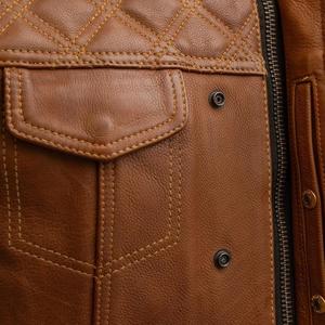 Chaleco de Seguridad de Cuero para Motociclismo, Personalizado, Nuevo Modelo 2026, Talla Grande, Impermeable, Ropa Protectora para Motociclistas, Hecho en Pakistán - Product Image 4