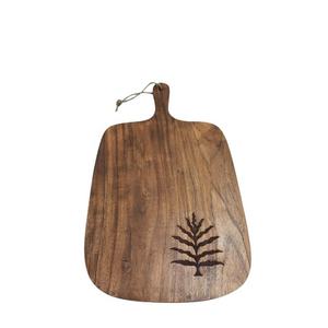 Western Style Wooden Rectangle Chopping Board With Handle For Kitchen Use Handmade Cheese Vegetable Cutting Butcher Block - Product Image 2