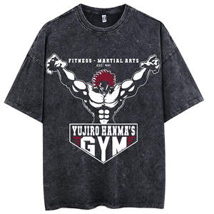 เสื้อยืดคอกลมทรงโอเวอร์ไซส์ ผ้าเจอร์ซีย์คอตตอน 100% คุณภาพพรีเมียมทันสมัย ล้างสีแบบแอซิดวอช พิมพ์ลายด้านหน้าได้ตามสั่ง สำหรับทั้งชายและหญิง - Product Image 2