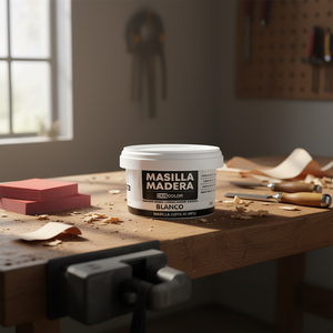 Classic Talin White Wood <b>Putty</b> <b>Plastic</b> MASILLA MADERA TARRINA for Crafting Supplies - Product Image 3