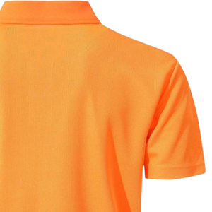 Men's <b>Orange</b> Short Sleeve for Shirt Casual 100% Cotton Solid Breathable Jersey Plain Dyed OEM Custom Brand Summer Everyday Wear - Product Image 3
