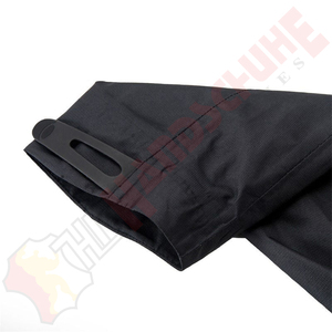 THL GANTS Veste à capuche softshell noire pour homme, résistante à l'eau, fermeture éclair, logo frontal, vêtements d'extérieur - Product Image 4
