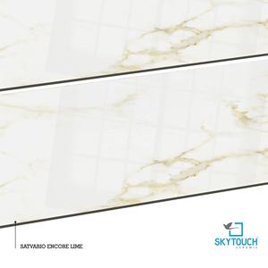 Venta al por mayor de azulejos de porcelana modernos de lujo de la serie Full Body de 600x1200mm y 60x120mm para sala de estar, hotel, oficina. - Product Image 2