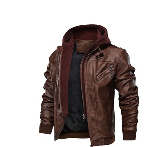 Veste d'hiver en toile de cuir véritable isolée de qualité supérieure hommes femmes Biker Bomber Style Streetwear vêtements d'extérieur imperméable écologique - Product Image 1