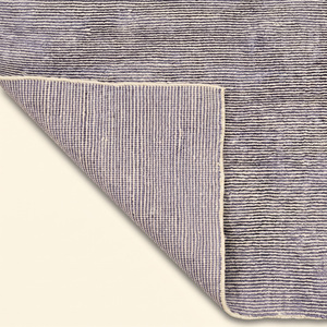 Tapis DECORDEC écologique antidérapant gris ivoire à micro-rayures, tissé à la main, style minimaliste, pour salon et hôtel - Product Image 6