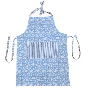Delantal de cocina de algodón puro, babero de verano transpirable para cocinar en el hogar, ropa de trabajo cómoda - Product Image 4