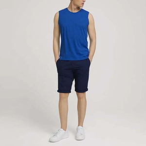 Customized Logo Gym <b>Stringer</b> <b>Vest</b> OEM Plain Sport Body Building Fitness Running Cotton Blank Mens Tank Top - Product Image 5