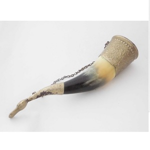 Custom Size Top Selling Eco-Friendly Polished Organic Material Viking Drinking Horn Natural Shape Animal Theme Handmade <b>Beer</b> - Product Image 4
