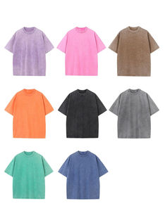 Camisetas de Manga Corta Extra Grandes para Hombre, de Fabricación Profesional, Disponibles en Todas las Tallas, Corte Cuadrado, Lavado Ácido - Product Image 5