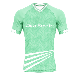 Light Green Football Jersey <b>Shorts</b> Set <b>Short</b> Sleeve Athletic Sports Uniform Training Wear Team Apparel Clothing - Product Image 3