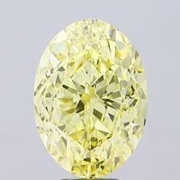 Diamante suelto de laboratorio cultivado en CVD, ovalado, premium, de color amarillo intenso, calidad VS1, pulido excelente, certificado IGI, para exportación y venta al por mayor.
