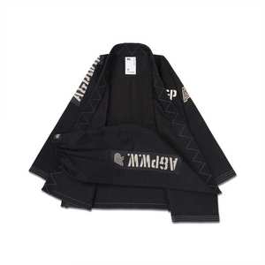 Kimono de Jiu-Jitsu Brésilien (BJJ) professionnel de haute qualité 100% coton Shoyorol BjjGl RVCAV2 Batch # Kimono de Jiu-Jitsu Brésilien 60 Fighter Noir, Tenue de Karaté - Product Image 1