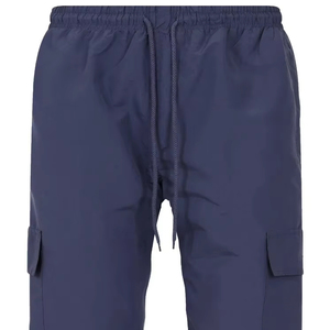 กางเกงคาร์โก้ผู้ชายเอวยางยืดระบายอากาศได้ดี สกรีนโลโก้ได้ตามต้องการ สีพื้น สำหรับใส่กิจกรรมกลางแจ้ง ขายส่ง - Product Image 3