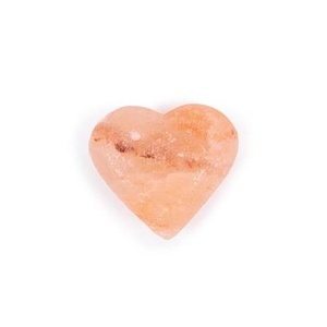 Suministro al por Mayor de Corazones de Sal del Himalaya Rosa Natural Tallados a Mano con Base de Madera Ligera - Product Image 3