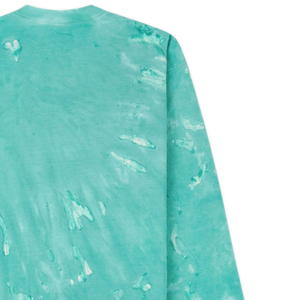 Sweat-shirt à col rond pour femme Tie Dye, coupe régulière, manches longues, en coton tricoté, style automne - Product Image 2