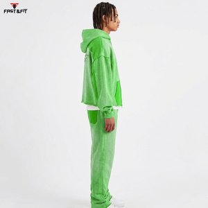 Survêtement d'entraînement pour homme, coupe ajustée, à capuche, manches longues, personnalisé, haute qualité, collection Hiver 2026 - Product Image 3