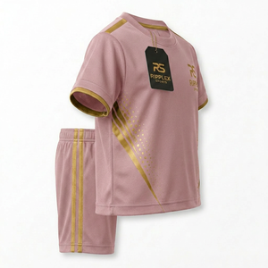 Nouvelle collection 2026 : Ensemble short d'entraînement deux pièces pour enfants, conçu pour le confort, le style, la durabilité et la confiance dans chaque activité - Product Image 4