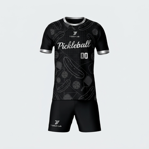 Uniformes de Pickleball Unisex Estilo 2026, Ligeros, de Secado Rápido, Corte Regular, 100% Poliéster, Manga Corta, Cuello Redondo, Elásticos - Product Image 5