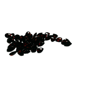 6X9 pear natural red garnet pear cheaker <b>cut</b> <b>stone</b> - Product Image 1