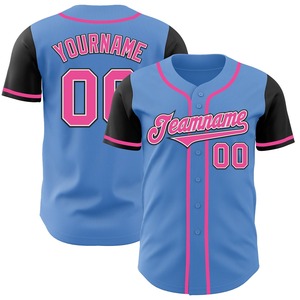 Uniforme de Béisbol Personalizado para Niñas, con Bordado de Canadá y Estados Unidos, en Poliéster con Rayas Finas, Jersey Blanco y Negro - Product Image 1