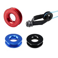Kit de récupération tout-terrain robuste avec manille souple synthétique 41000 LBS et anneau de récupération, pour treuil, corde de récupération, équipement de récupération pour Jeep, SUV, camion, véhicule 4x4