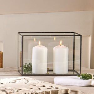 <b>Brass</b> Metal <b>Lantern</b> With Glass Panels For Home Decoration Durable Design - Product Image 5