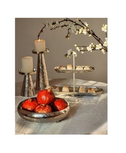 Bol en acier inoxydable de dernière conception avec assiette, taille et forme personnalisées, fait main, pour chocolats. - Product Image 3