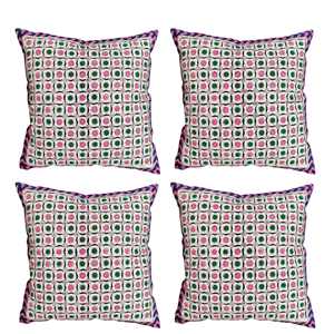 Luxury Designer Floral Print <b>Cushion</b> <b>Cover</b> with Soft Polyester Pillow <b>Cover</b> for Couch Sofa Office Lounge & Apartment Decoration - Product Image 3