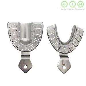 Juego de Instrumentos de Ortodoncia Profesionales de Alta Calidad, Bandejas de Impresión Dentales de Acero Inoxidable, Reutilizables y Autoclavables - Product Image 2