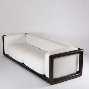โซฟาผ้าหุ้มไม้สักทันสมัย - Product Image 1