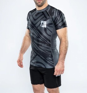 MMA <b>Compression</b> <b>Shirt</b> Rash Guards for BJJ 2026 Plain Short Sleeve Breathable UPF50+ Eco-Friendly No Gi - Product Image 3