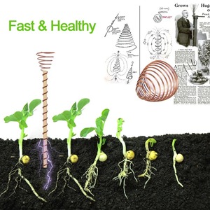 Piquets d'antenne de jardin en cuivre pur pour l'électroculture, pour légumes et fleurs, de fabricant et fournisseur indien - Product Image 3