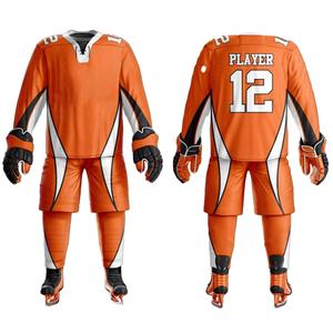 Uniforme de Hockey sobre Hielo de Primera Calidad, Atlético, de Poliéster Transpirable, con Estampado Digital Sólido, Reforzado en la Parte Delantera, con Impresión Sublimada - Product Image 6