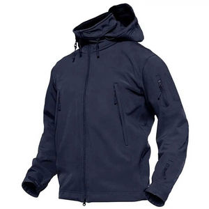 Chaqueta cortavientos impermeable para hombre, para uso en exteriores, diseñada para resistir la lluvia, la nieve, el aire frío y condiciones de viento fuerte. - Product Image 3