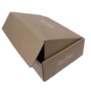 Customizable 3-Layer Corrugated 1mm UV Protected Handmade Recyclable Paper Boxes Stylish Pattern for Shoes Clothes <b>Packaging</b> - Product Image 1