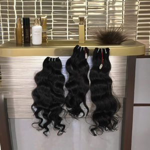 Extensions de cheveux humains vierges indiennes Remy 100% non traitées, 8 à 40 pouces, meilleure qualité, sans traitement chimique - Product Image 1