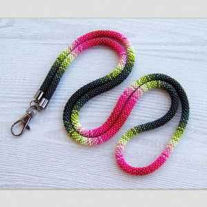 Cordón con cuentas estilo bohemio, duradero, para tarjetas de identificación, para mujer, al mejor precio - Product Image 2