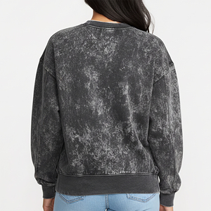 Sudadera con Capucha para Mujer, Tendencia Actual, 100% Algodón, Impresión Personalizada, Logotipo Bordado en la Parte Delantera, Transpirable, Ecológica, Estilo Hip Hop Invernal - Product Image 5