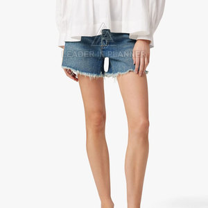 Shorts de Mezclilla para Mujer a Precio Económico, Tallas Grandes, Servicio OEM, Nuevo Estilo - Product Image 4