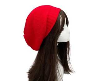 Pure Color Oversized <b>Slouchy</b> Long <b>Beanie</b> Cap for Summer Winter - Product Image 1