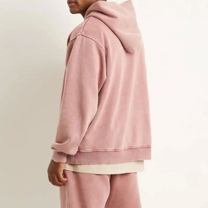 เสื้อฮู้ดดี้ผู้ชายแบรนด์ส่วนตัว ล้างสีแบบแอซิด ดีไซน์ใหม่ เสื้อฮู้ดดี้ล้างสีแบบแอซิดสำหรับฤดูหนาว เสื้อฮู้ดดี้แบบสวมหัว - Product Image 2