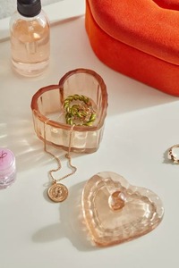 Handmade Decorative Metal And Glass Jewelry Box With Vintage Look For Stylish Home Storage Solution - Product Image 5