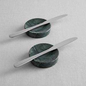 Reposacuchillos de Mármol Blanco de Lujo, Hecho a Mano con Piedra Natural, Soporte para Cuchillos, Tenedores y Cucharas, Organizador Elegante para Mesa de Comedor, Cocina Moderna - Product Image 5