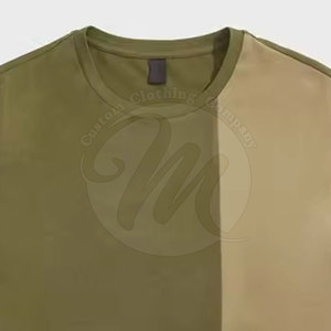 T-shirt 100% coton polyester respirant à manches courtes, t-shirt de haute qualité, vêtements d'été pour hommes - Product Image 3