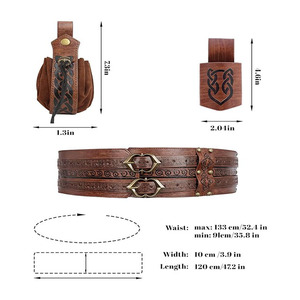 Nuevo Cinturón de Guerrero de Cuero con Diseño Personalizado, Impresión a Medida, Secado Rápido, Transpirable, Cuero Genuino, Suministro al por Mayor - Product Image 6