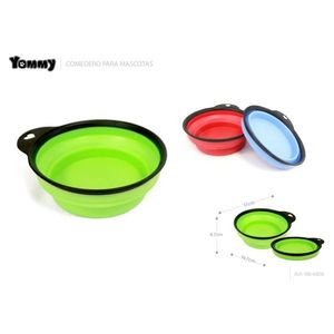 Yommy Pet Folding <b>Bowl</b> 17cm <b>Collapsible</b> Travel <b>Dog</b> Feeder - Product Image 1
